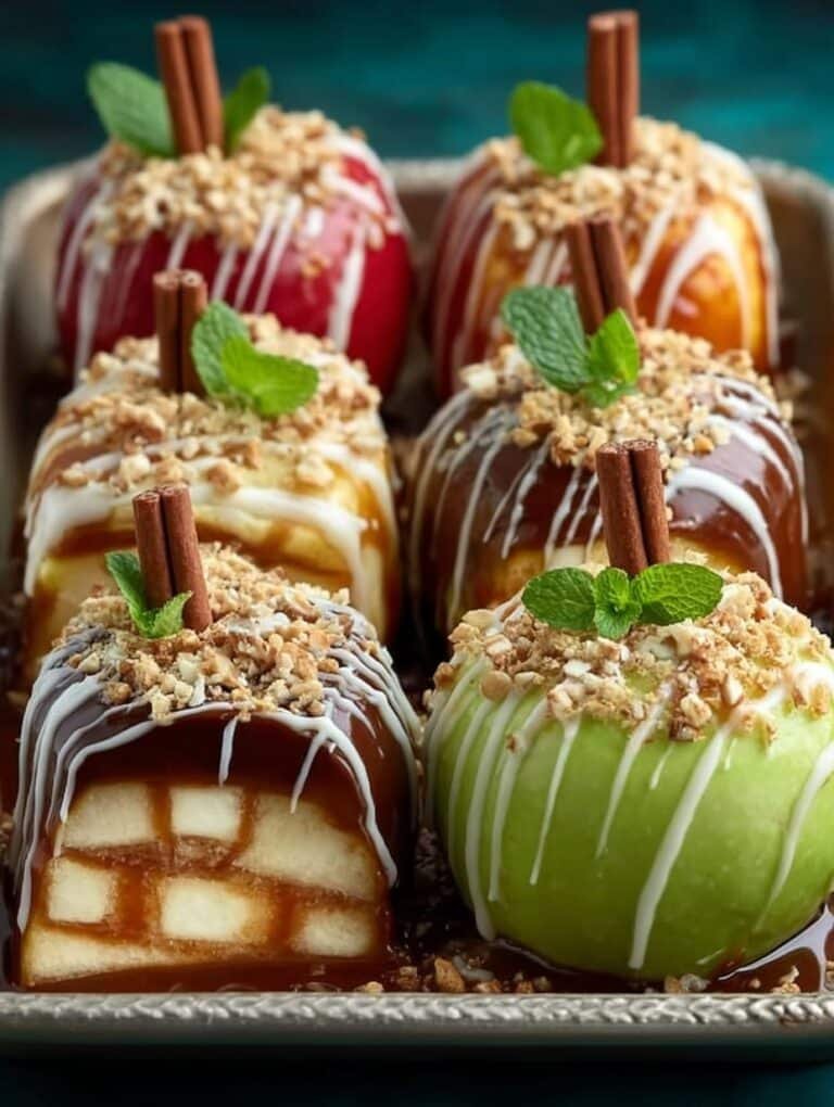 Sheet Pan Caramel Apples