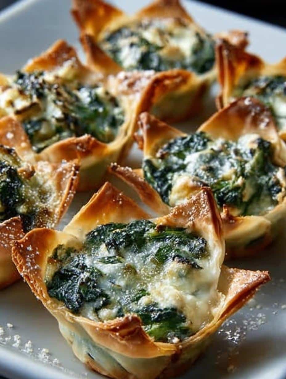 Spinach Artichoke Wonton Cups: 7 Irresistible Variations - Spinach Artichoke Wonton Cups - main visual representation