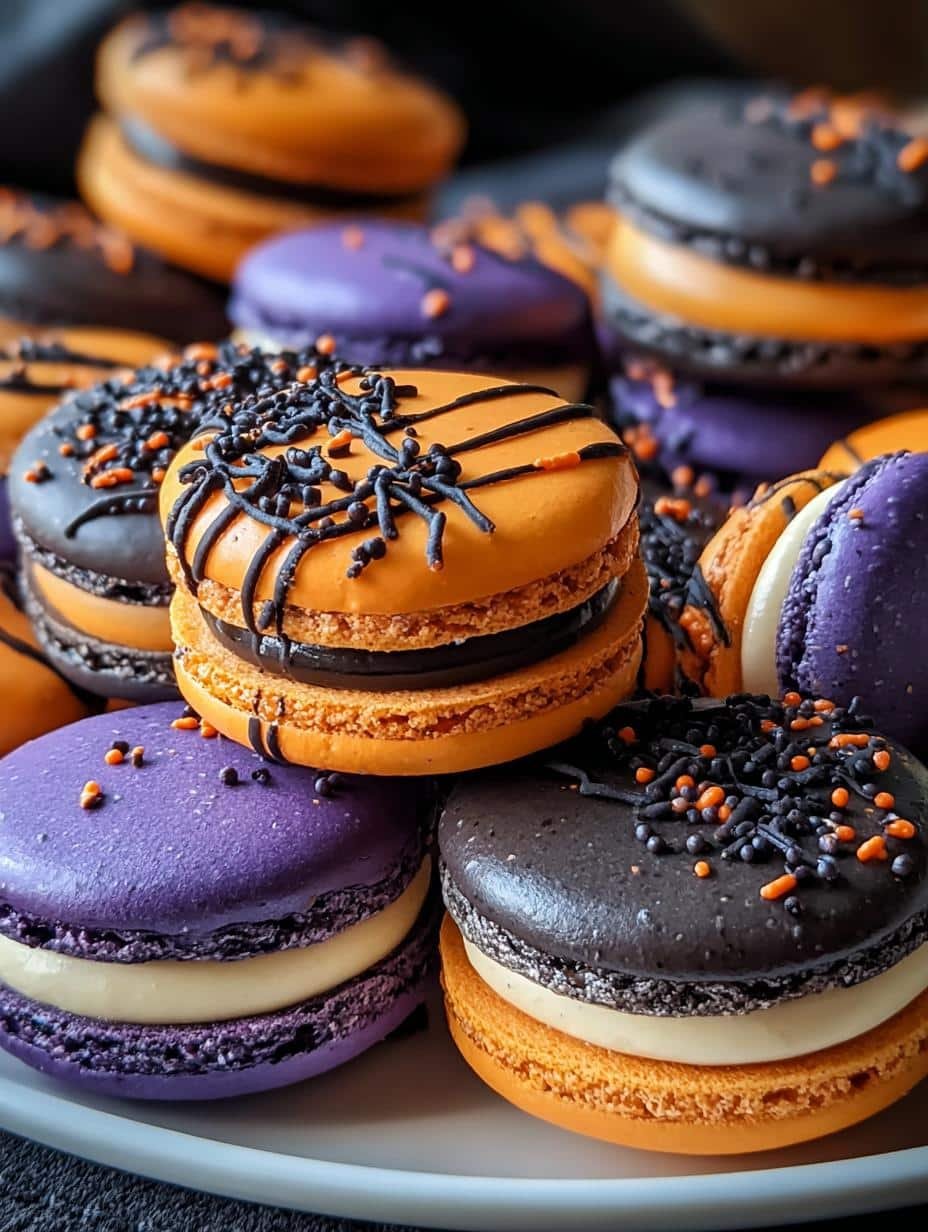 Spooktacular Halloween Macarons