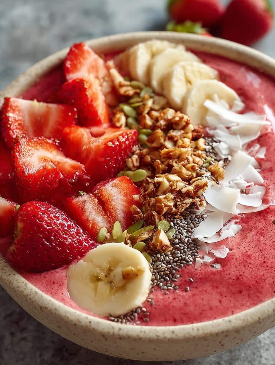 Strawberry Smoothie Bowl Healthy: 5 Refreshing Recipes - Strawberry Smoothie Bowl Healthy - additional detail