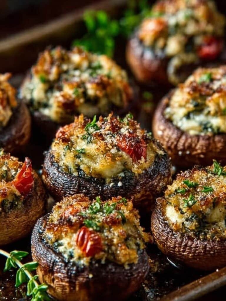 Stuffed Mushrooms with Italian
