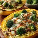Stuffed Spaghetti Squash Broccoli