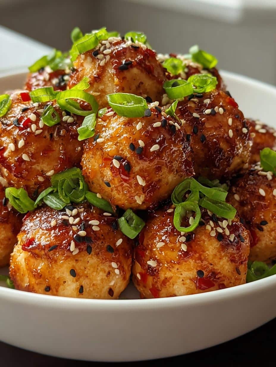 Bold Sweet Chili Tofu Balls: Easy Kick - Sweet Chili Tofu Balls - additional detail