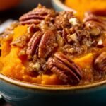 Sweet Potatoes Maple Pecans