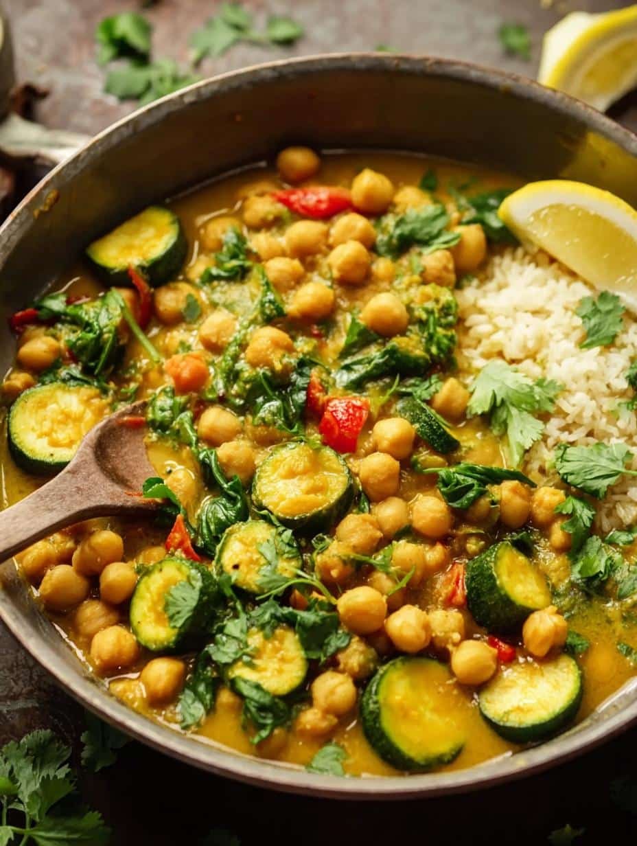 Zucchini Chickpea Curry Incredible