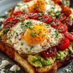 Avocado Egg Toast Bake