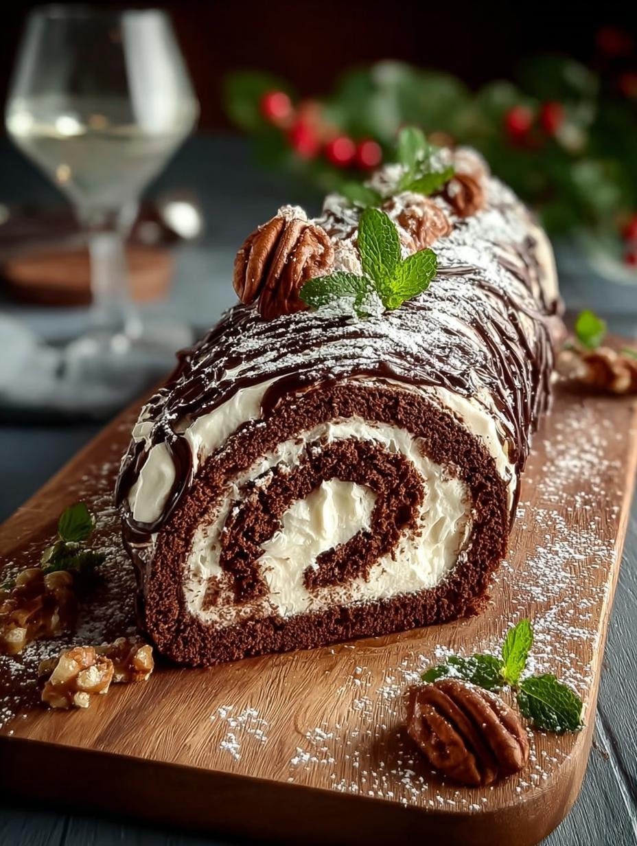 Delicious Baileys Yule Log to Enchant Your Holidays - Baileys Yule Log - main visual representation