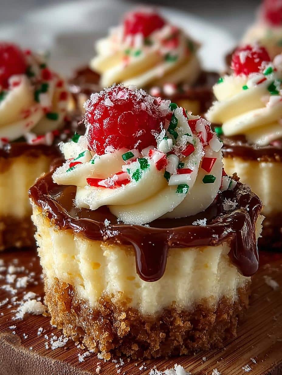 Bake Christmas Mini Cheesecakes for Festive Delights - Bake Christmas Mini Cheesecakes - additional detail