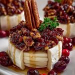 Candied Pecan Cranberry Brie