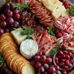 Candy Cane Charcuterie Board