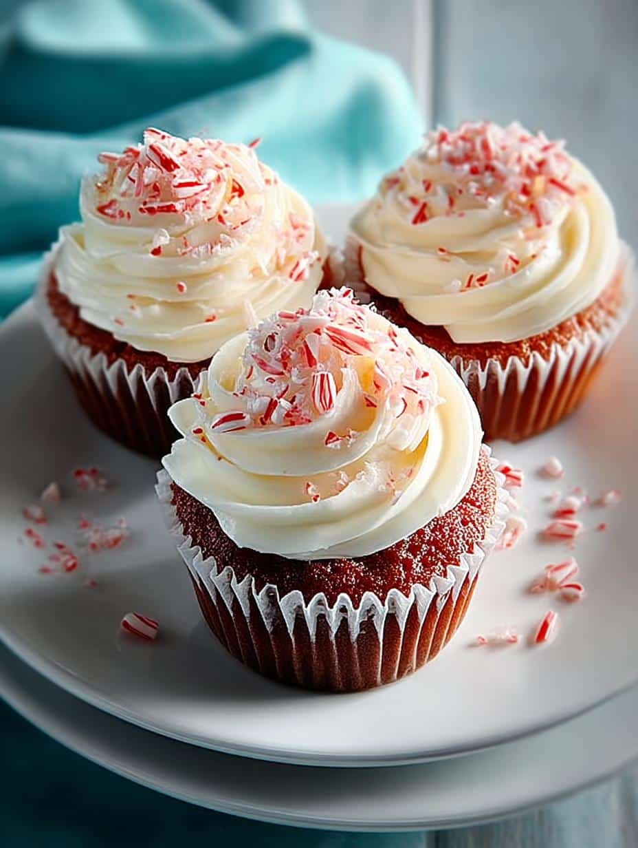 Candy Cane Cupcakes: 12 Festive Treats for Your Holidays - Candy Cane Cupcakes - main visual representation