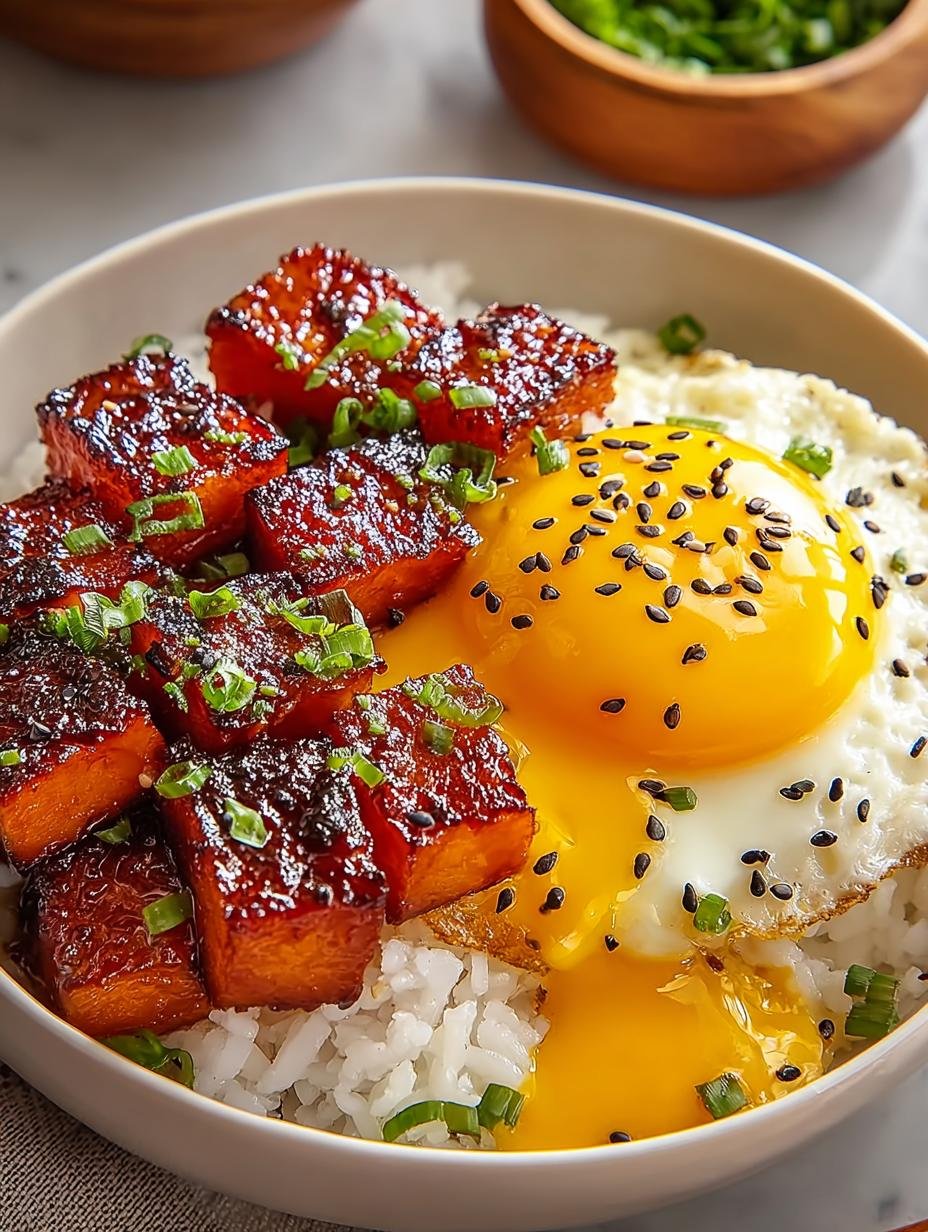 Caramelized Spam Eggs: 5 Reasons to Love this Hawaiian Dish - Caramelized Spam Eggs - main visual representation