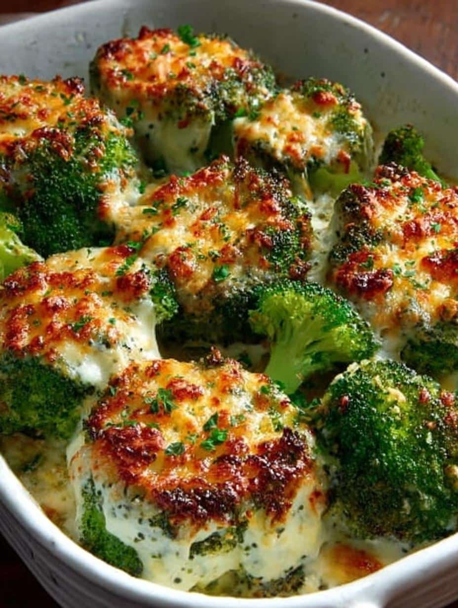 Cheesy Garlic Broccoli Incredible: 7 Irresistible Servings - Cheesy Garlic Broccoli Incredible - main visual representation