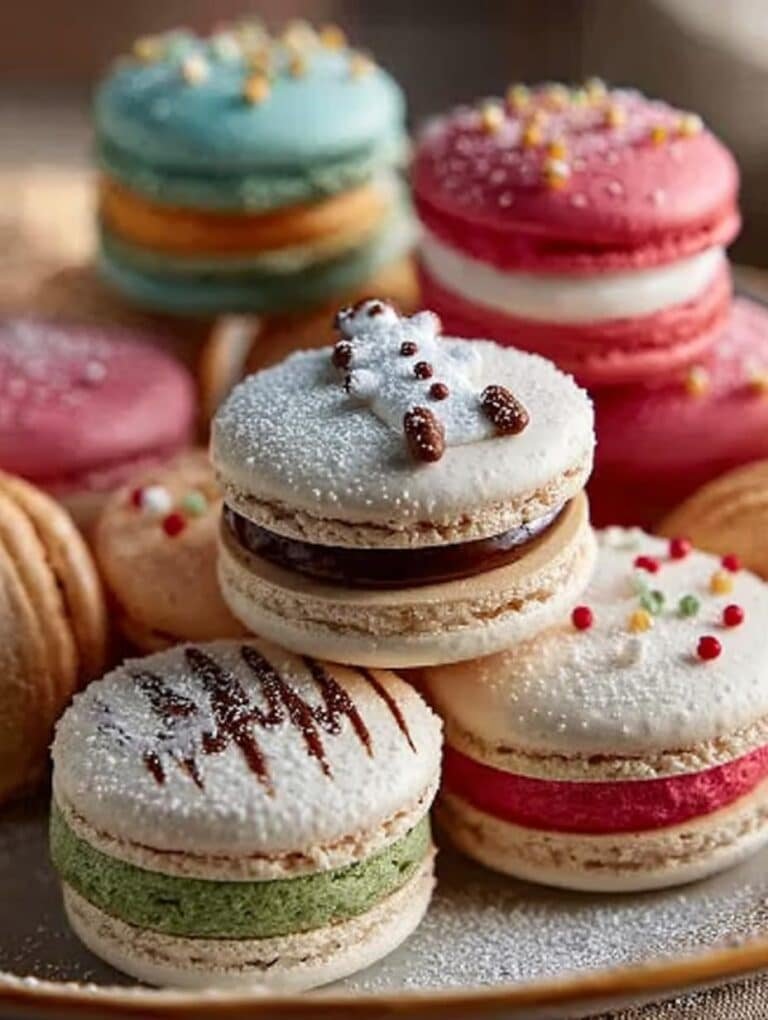 Christmas Character Macarons Incredible