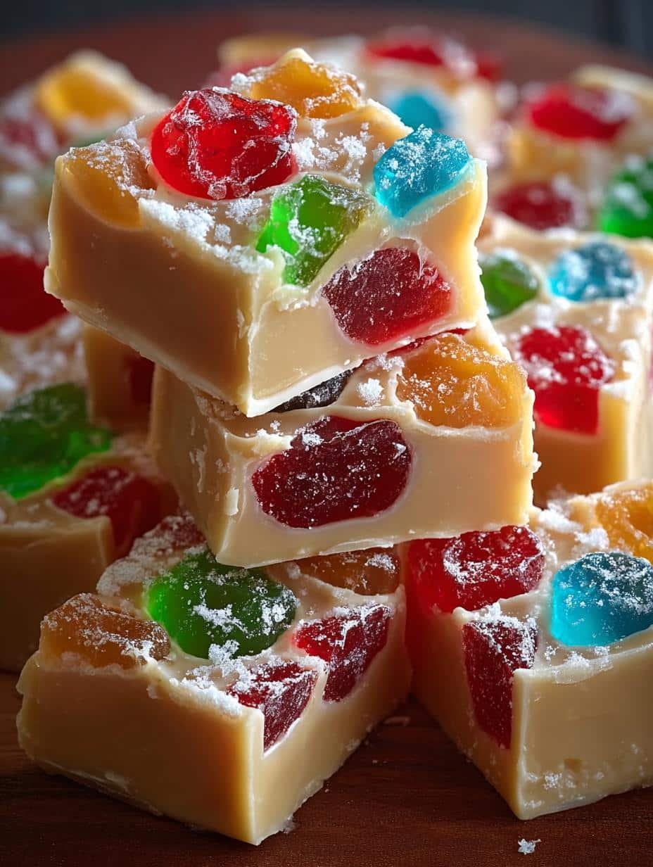 Christmas Gumdrops Fudge