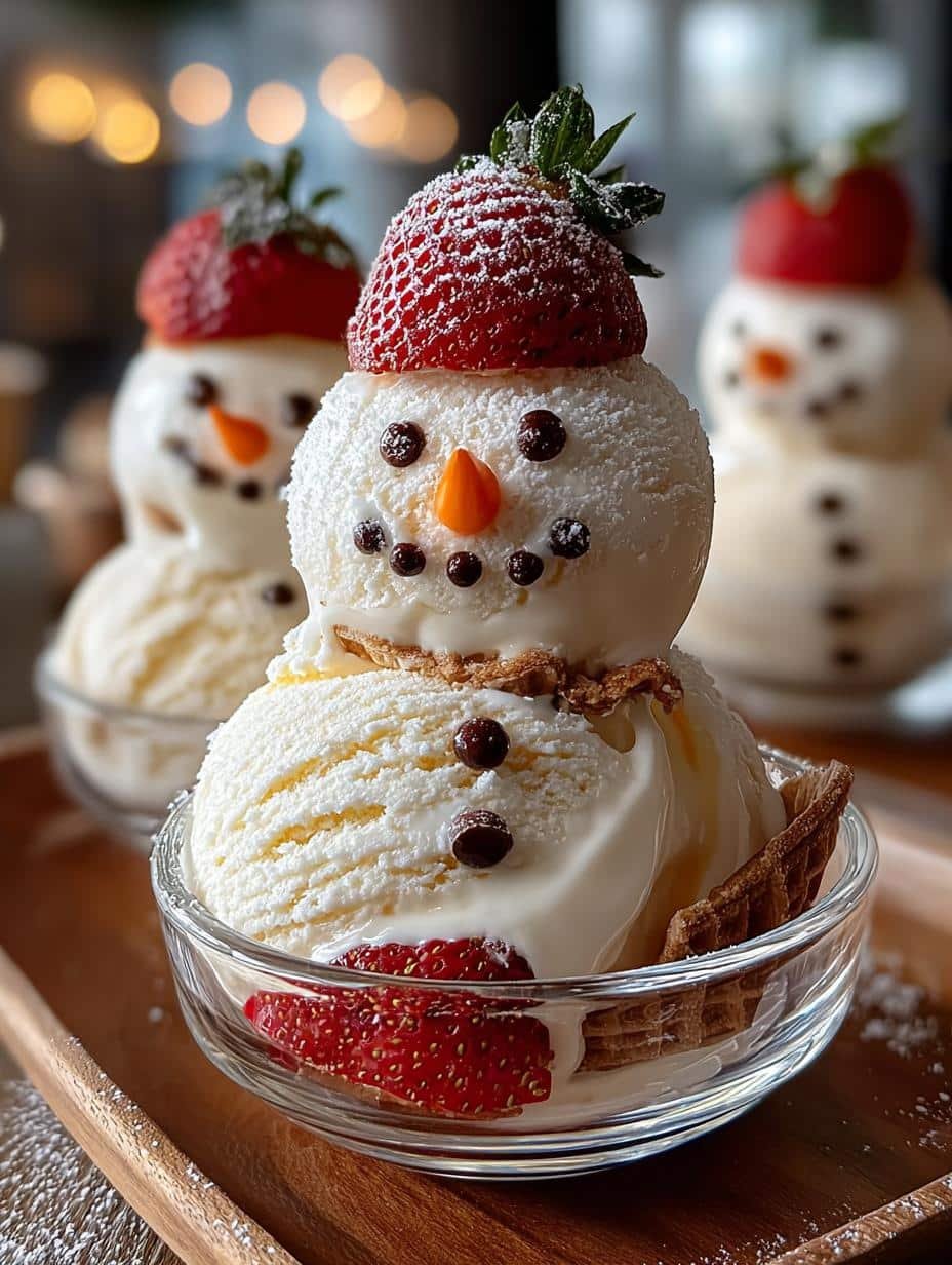 Christmas Ice Cream Snowmen: 10 Delightful Holiday Treats - Christmas Ice Cream Snowmen - main visual representation