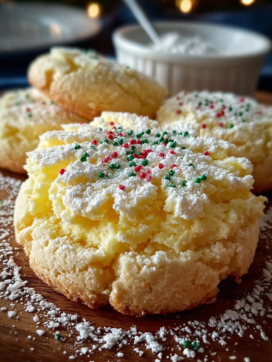 Christmas Ooey Gooey Butter Cookies: 24 Festive Delights - Christmas Ooey Gooey Butter - additional detail