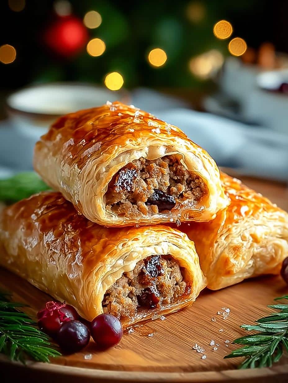 Irresistible Christmas Sausage Rolls for Festive Fun - Christmas Sausage Rolls - main visual representation