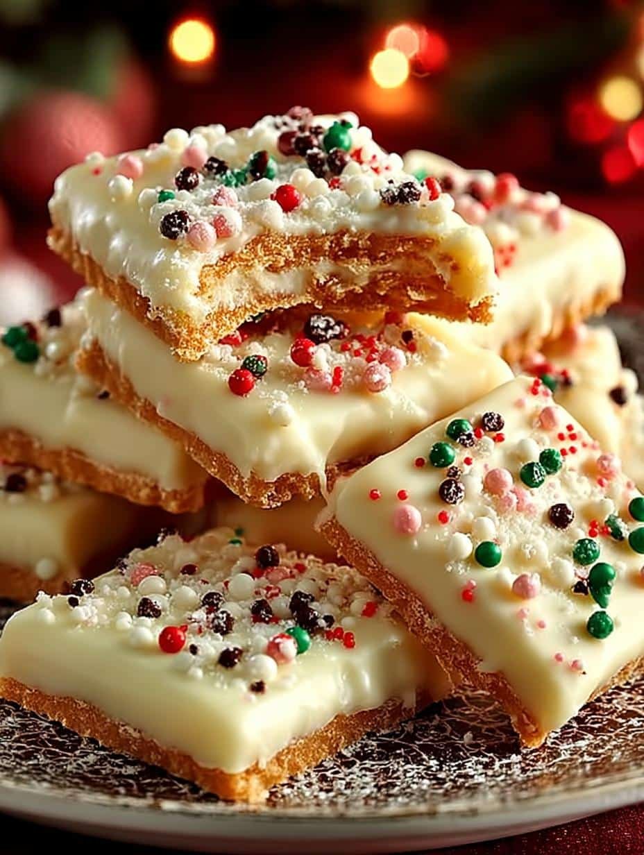 Delightful Christmas White Chocolate Dipped Treats - Christmas White Chocolate Dipped - additional detail