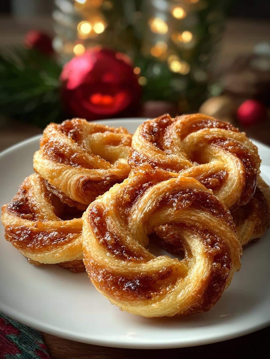 Christmas Wreath Palmiers: 12 Festive Treats to Delight - Christmas Wreath Palmiers - additional detail