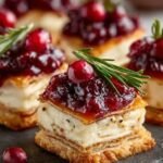 Cranberry Brie Bites with