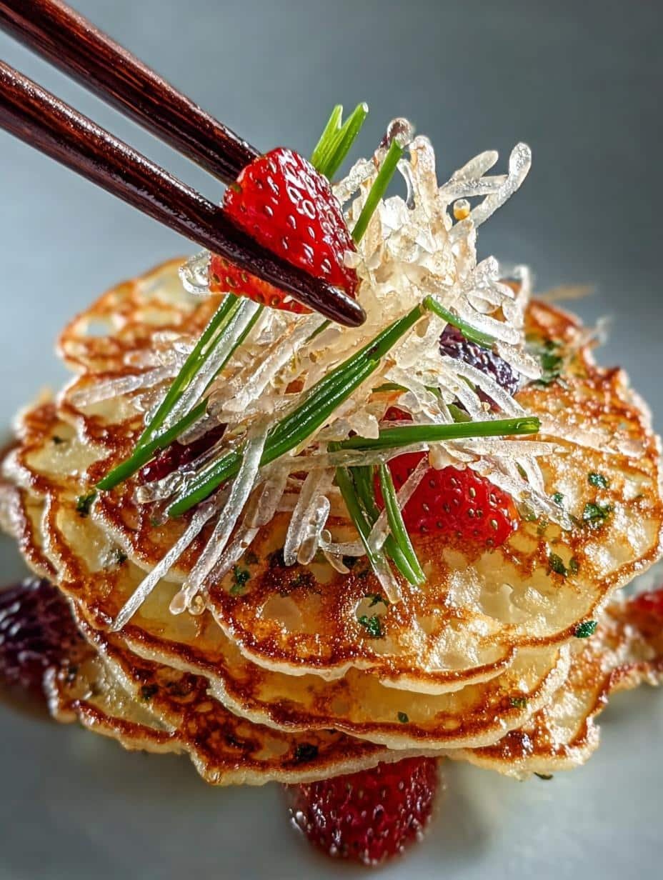 Enoki Pancakes