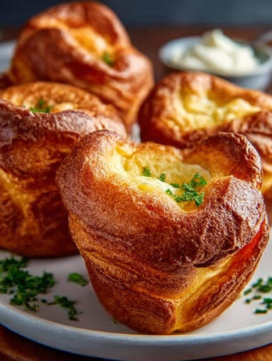 Light Buttery Popovers: 12 Simple Steps to Perfection - Light Buttery Popovers - additional detail