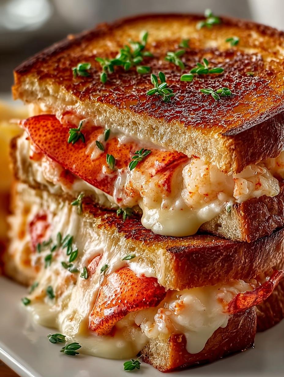 Lobster Grilled Cheese Sandwich