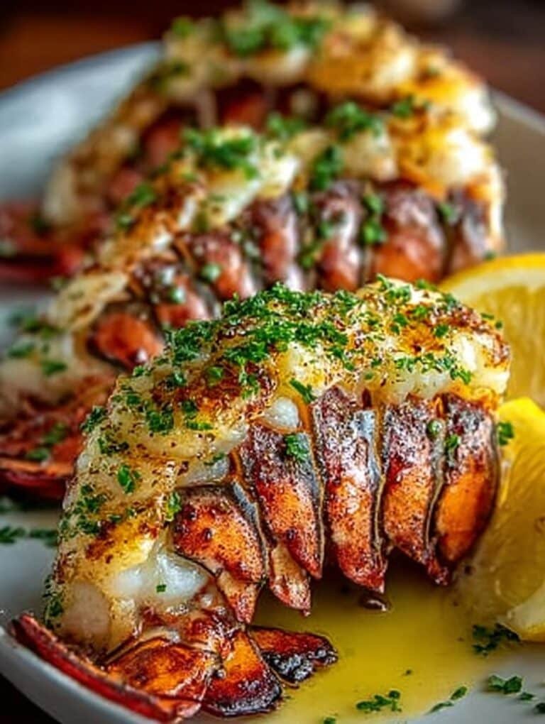 Lobster Tails with Garlic