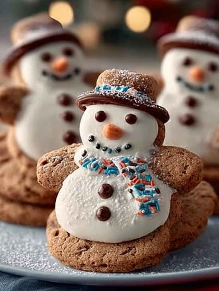 Melted Snowman Cookies