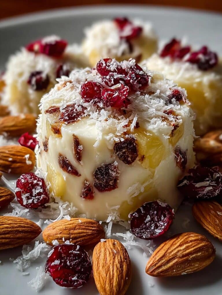 Mini Pineapple Cranberry Cheese