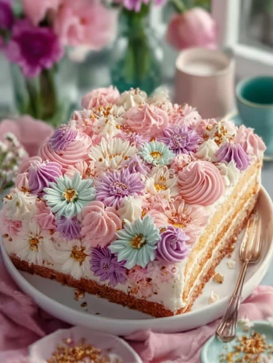 Pastel Floral Cake Incredible