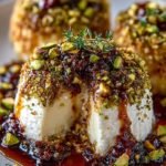 Pistachio Crusted Brie Fig
