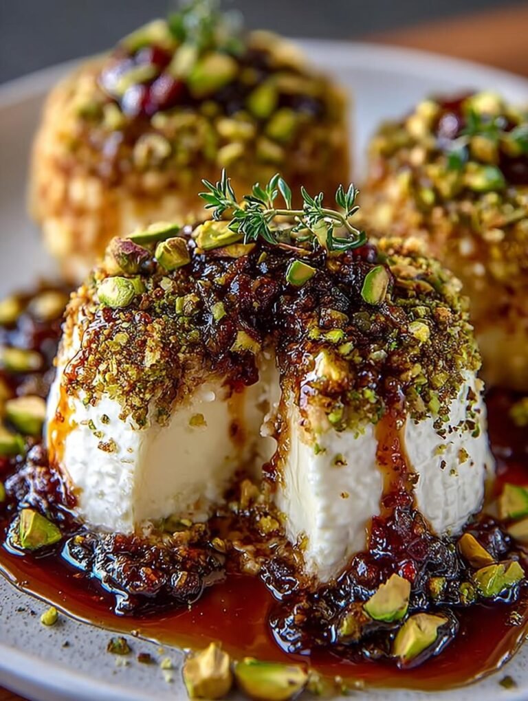 Pistachio Crusted Brie Fig