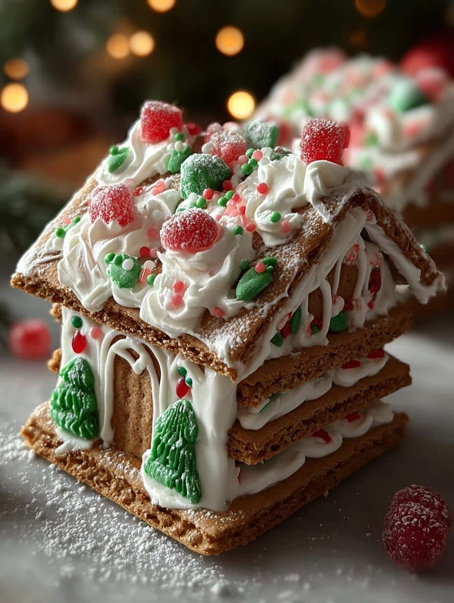 Pop Tart Gingerbread House