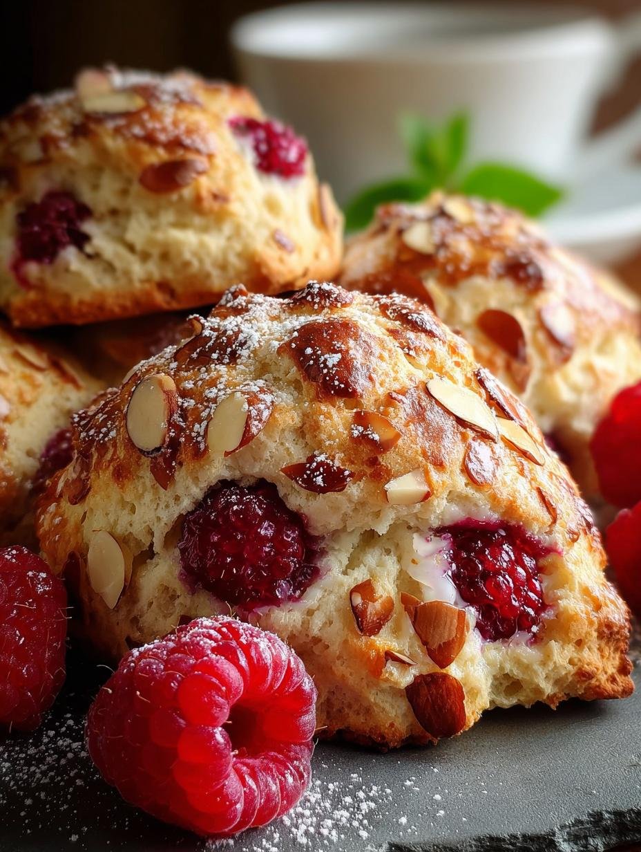 Raspberry Almond Scones Soft: 8 Steps to Deliciousness - Raspberry Almond Scones Soft - main visual representation