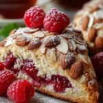 Raspberry Almond Scones Soft