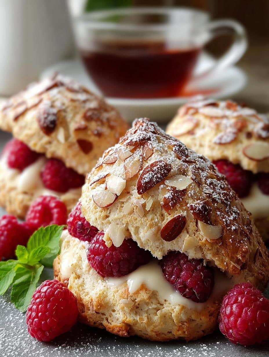 Raspberry Almond Scones Soft: 8 Steps to Deliciousness - Raspberry Almond Scones Soft - additional detail