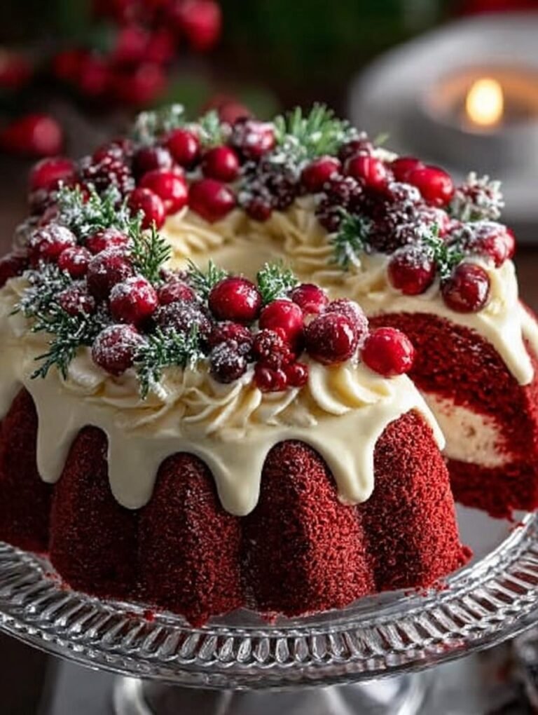 Red Velvet Christmas Wreath