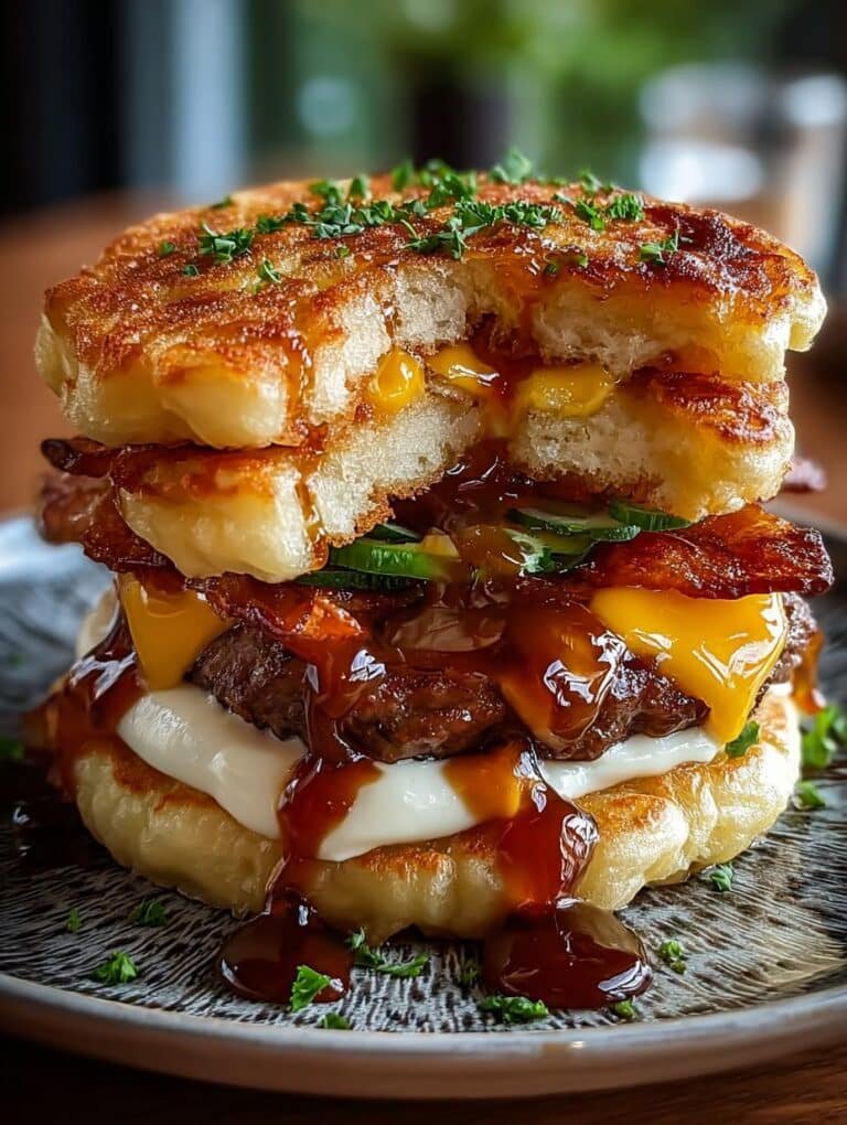 Smash Burger Pancakes Unique