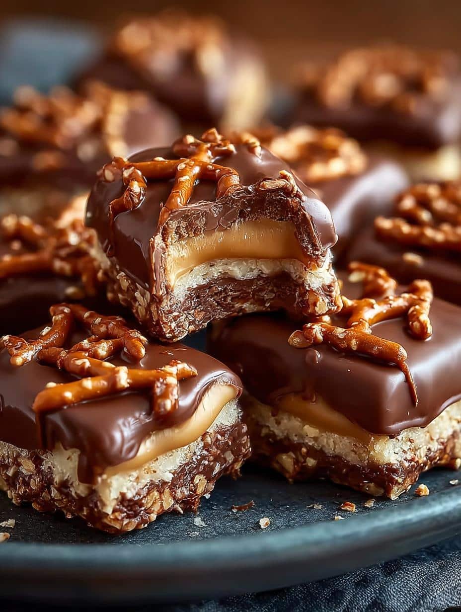 Snickers Pretzel Bites: 16 Sweet and Salty Delights - Snickers Pretzel Bites - main visual representation