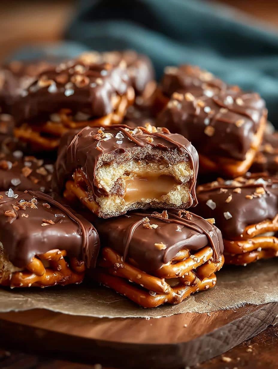 Snickers Pretzel Bites: 16 Sweet and Salty Delights - Snickers Pretzel Bites - additional detail