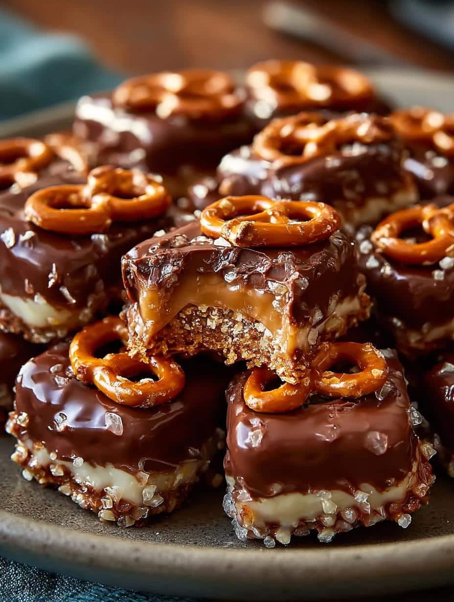 Snickers Pretzel Bites