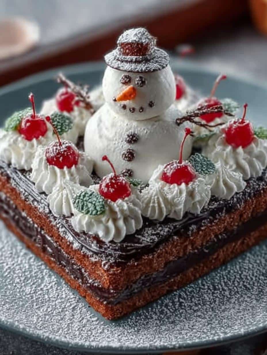 Incredible Snowman Sheet Cake Recipe for Winter Fun - Snowman Sheet Cake Incredible - additional detail