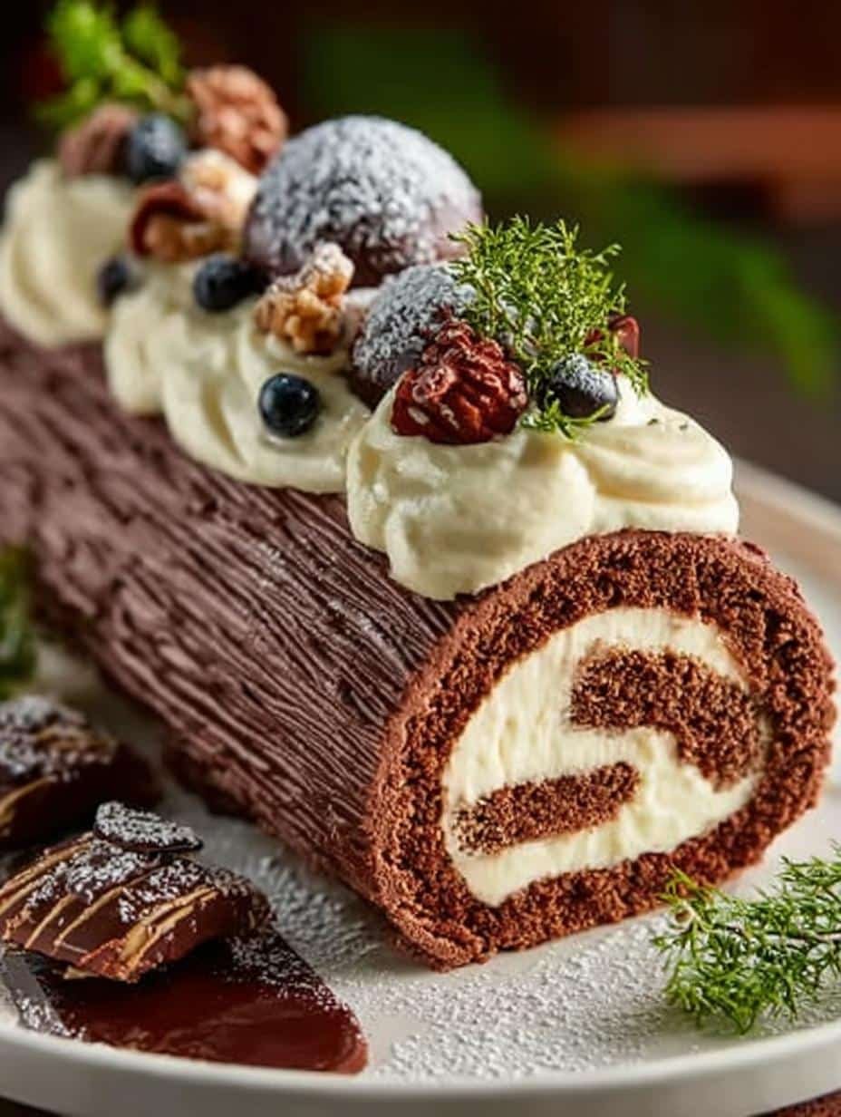 Yule Log Cake Incredible: 8 Steps to Holiday Bliss - Yule Log Cake Incredible - main visual representation