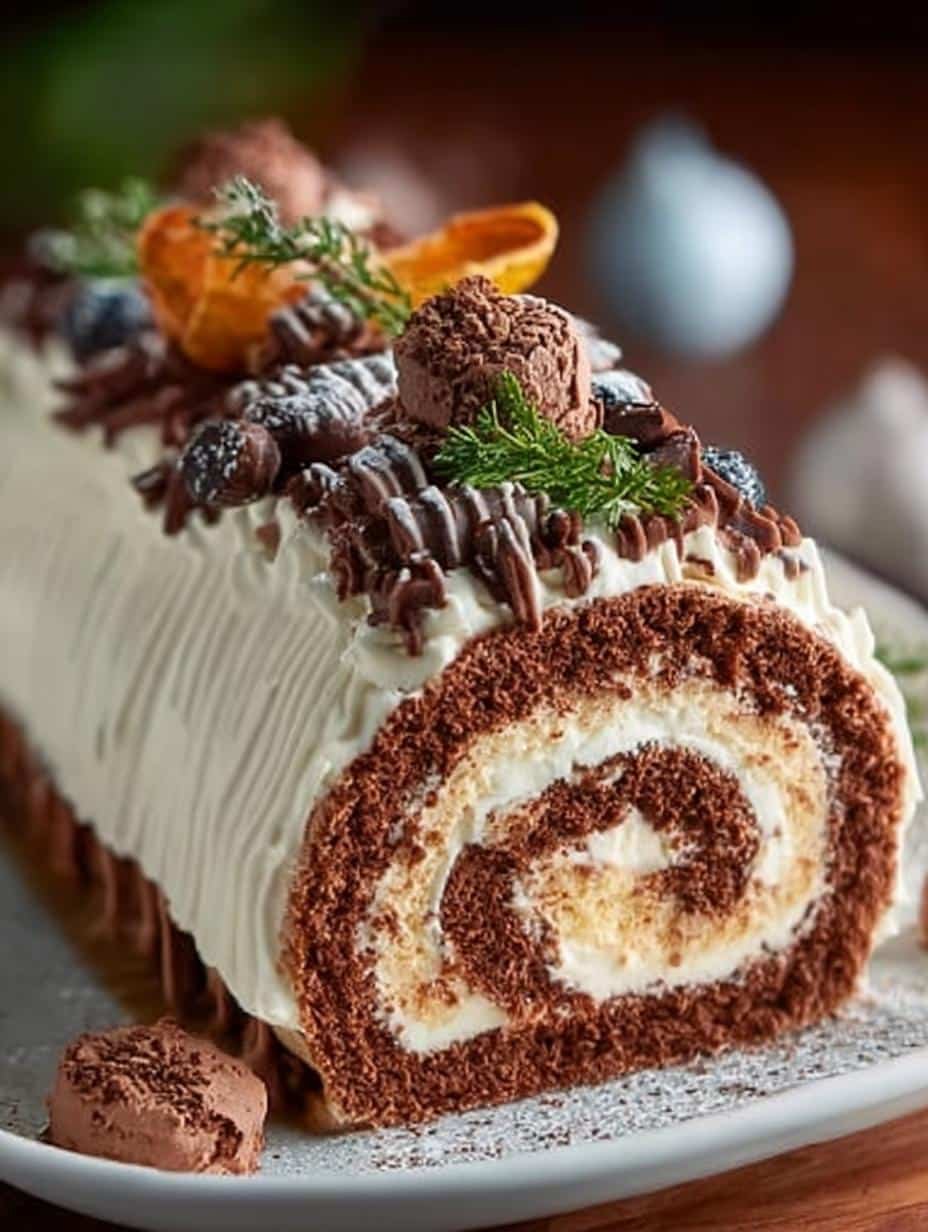 Yule Log Cake Incredible: 8 Steps to Holiday Bliss - Yule Log Cake Incredible - additional detail