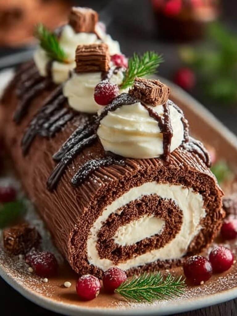 Yule Log Cake Incredible