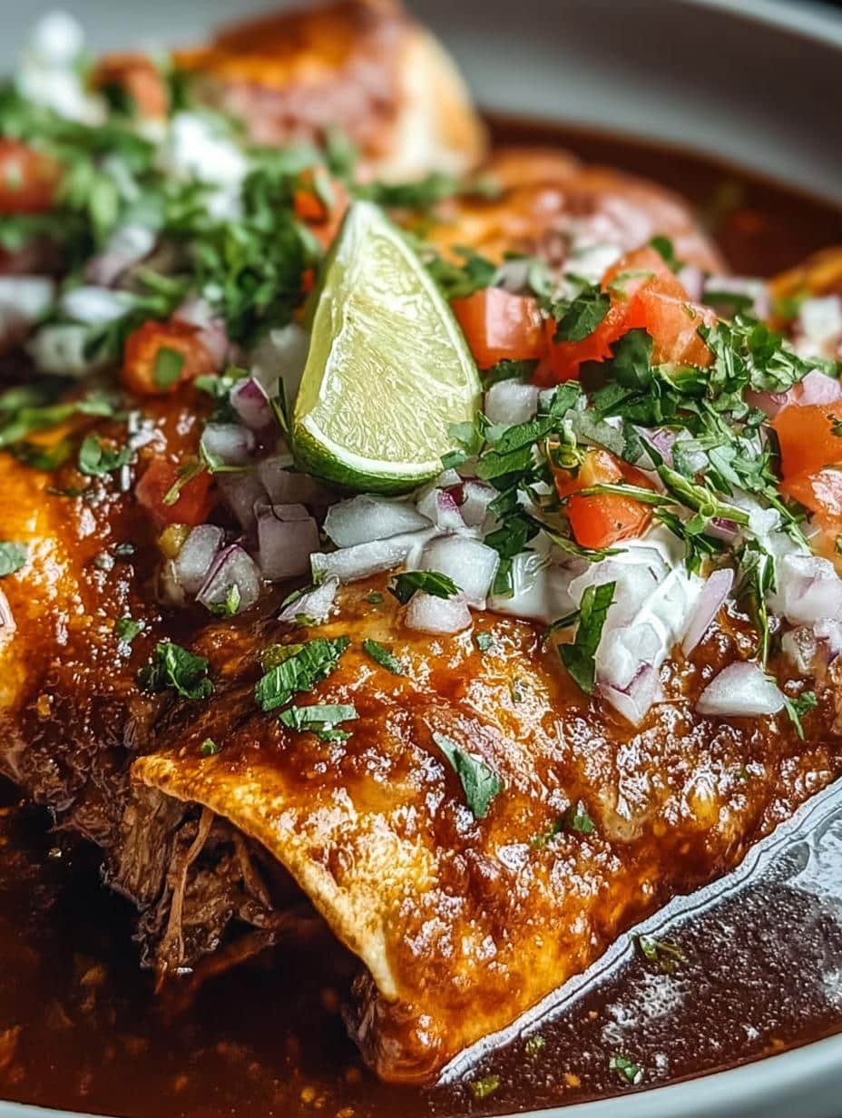 Savory Birria Enchiladas: 5 Bold Flavors to Savor - Birria Enchiladas - main visual representation