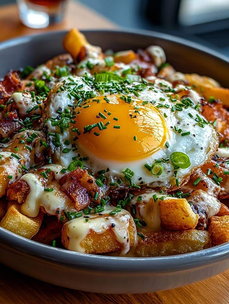 Irresistible Breakfast Poutine: 5 Tasty Serving Ideas - Breakfast Poutine - main visual representation