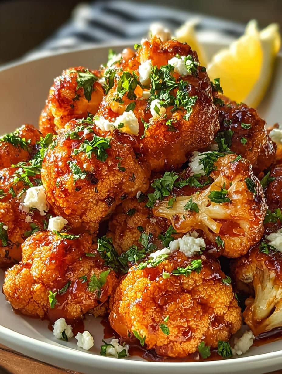 Buffalo Cauliflower Wings: 7 Crispy Vegan Delights to Enjoy - Buffalo Cauliflower Wings - main visual representation